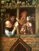 Rhetoricians at a Window Jan Steen
